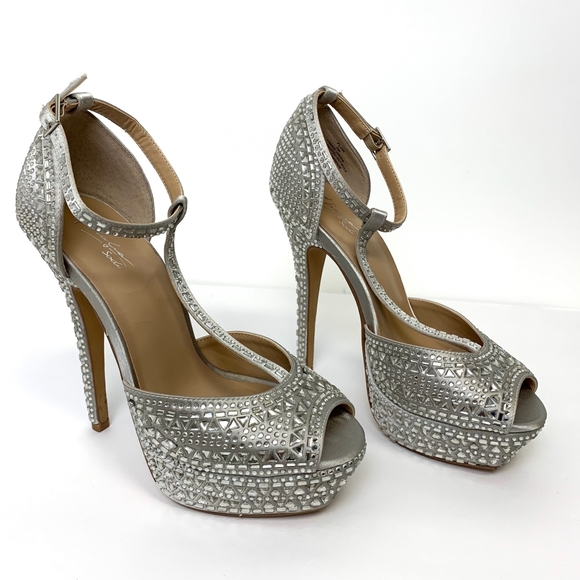 Thalia Sodi Shoes - THALIA SODI Rhinestone Stilettos Women's 7M